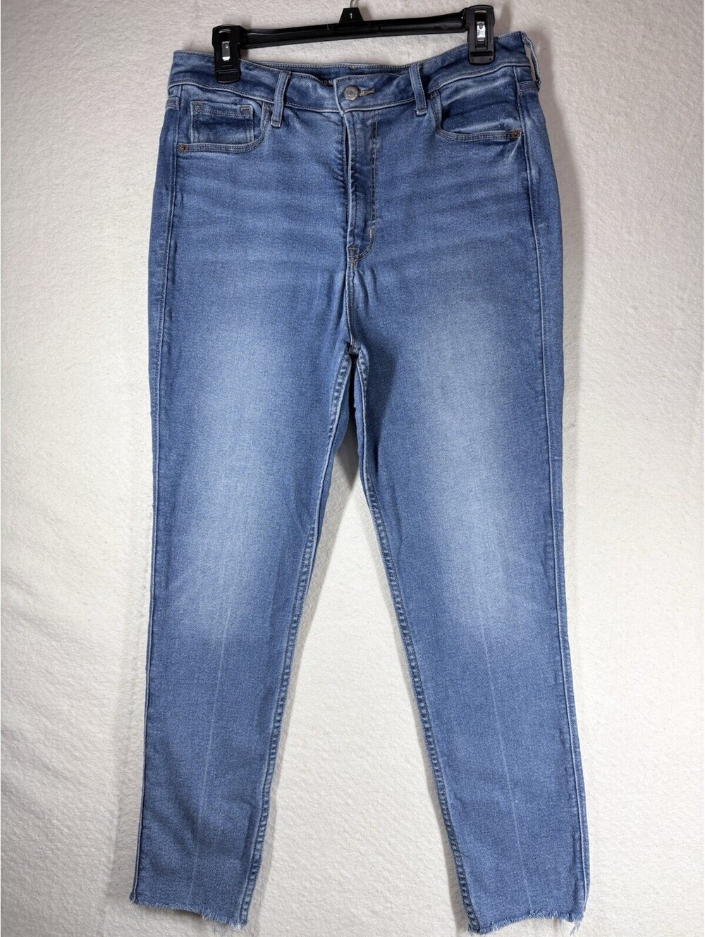 Jeans Size 12 Light Wash Old Navy Rockstar Extra High Rise Super Skinny